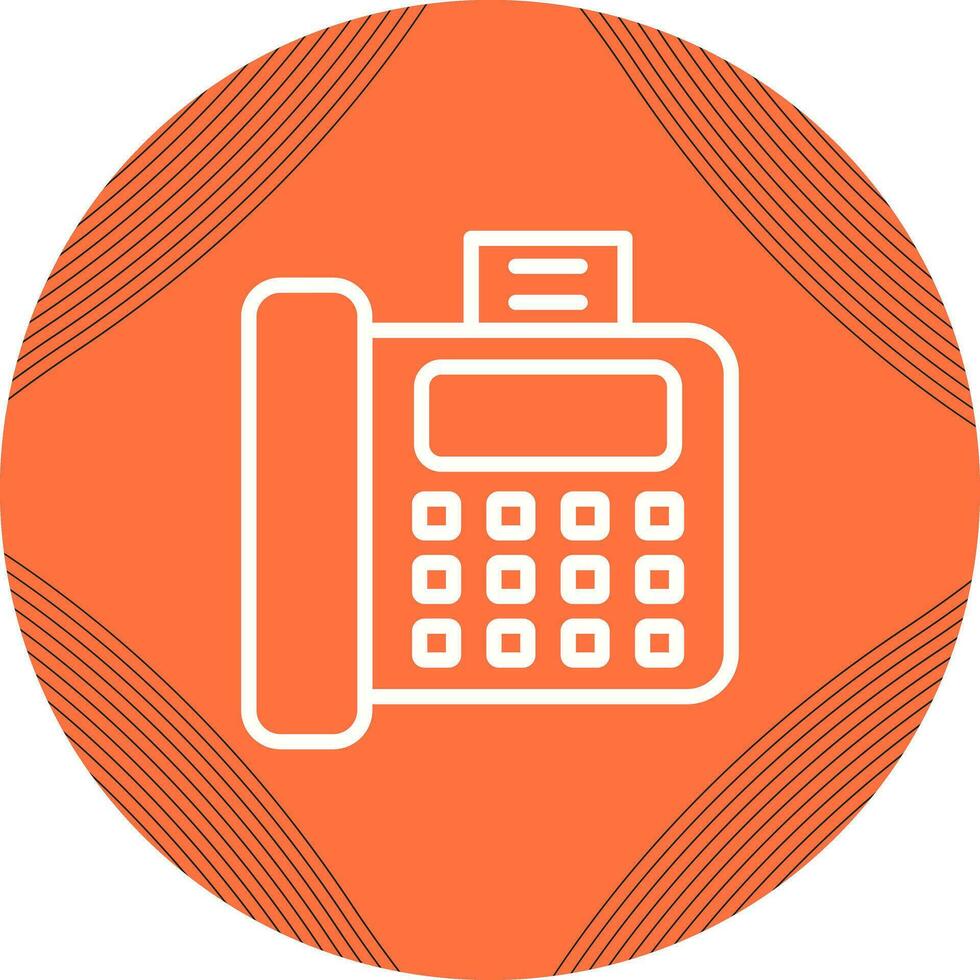 Fax Machine Vector Icon