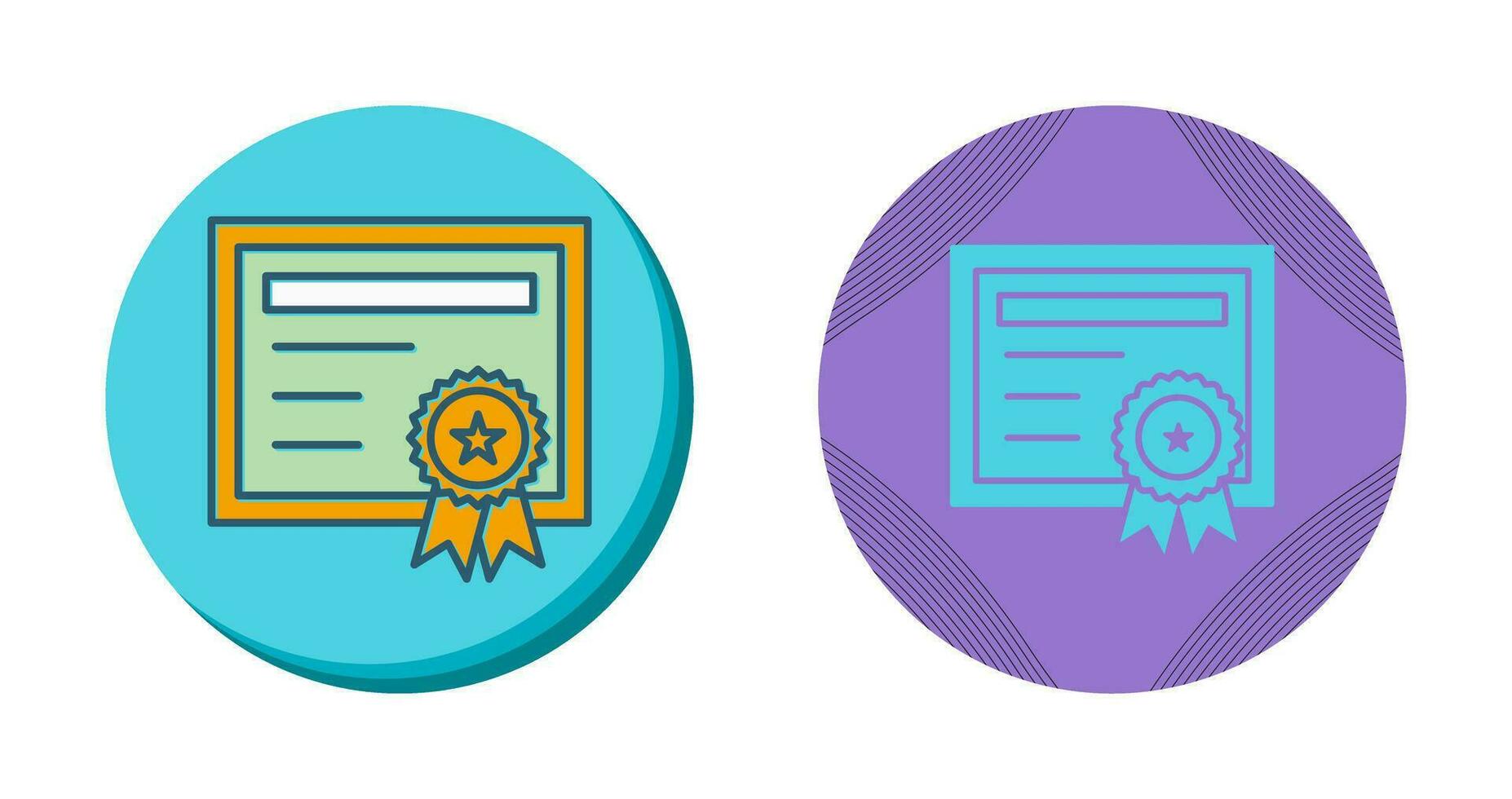 Certificate Vector Icon