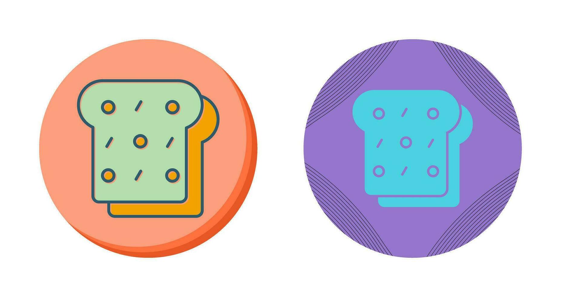 icono de vector de tostadas