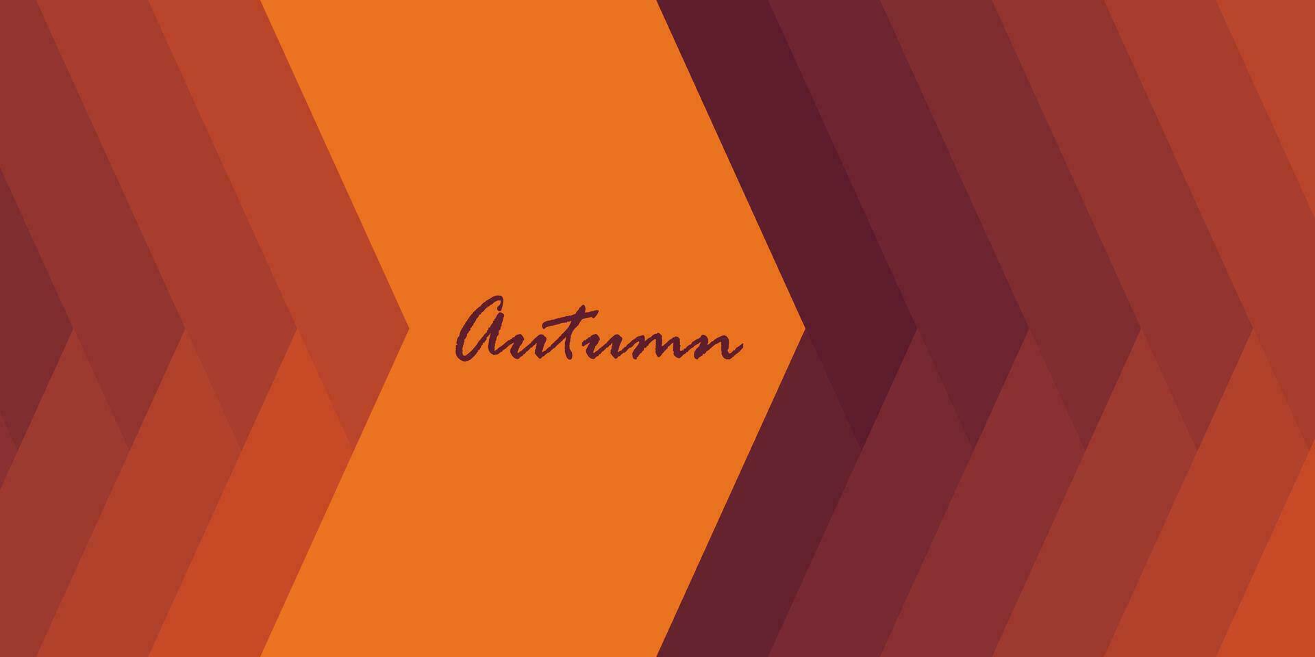 Abstract background design with an autumn theme. vector