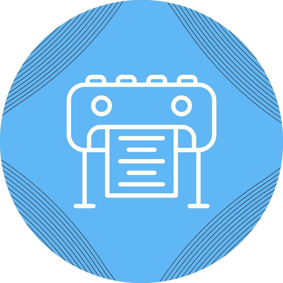 Plotter Vector Icon