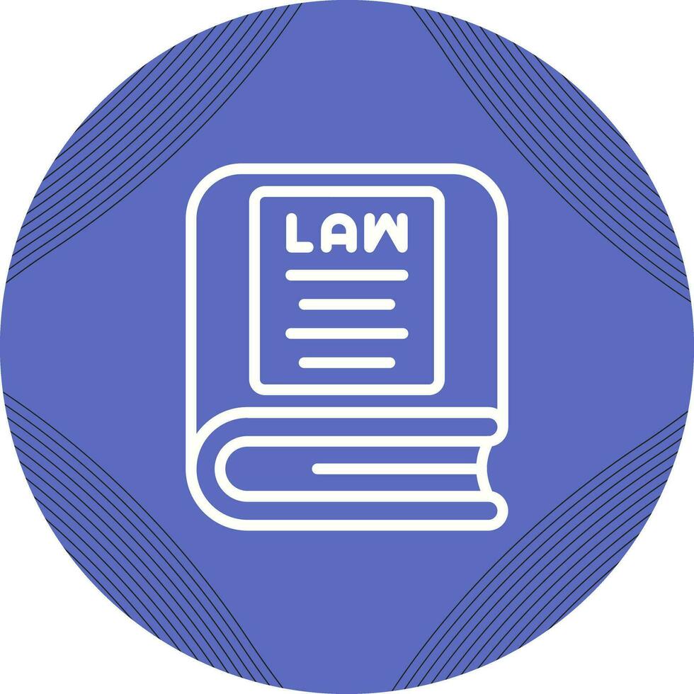 Law Book Vector Icon