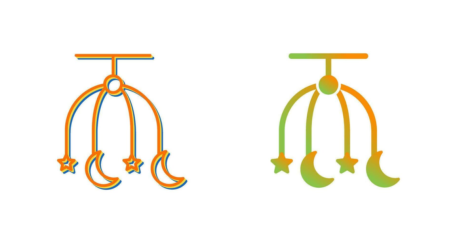 Crib Toy Vector Icon