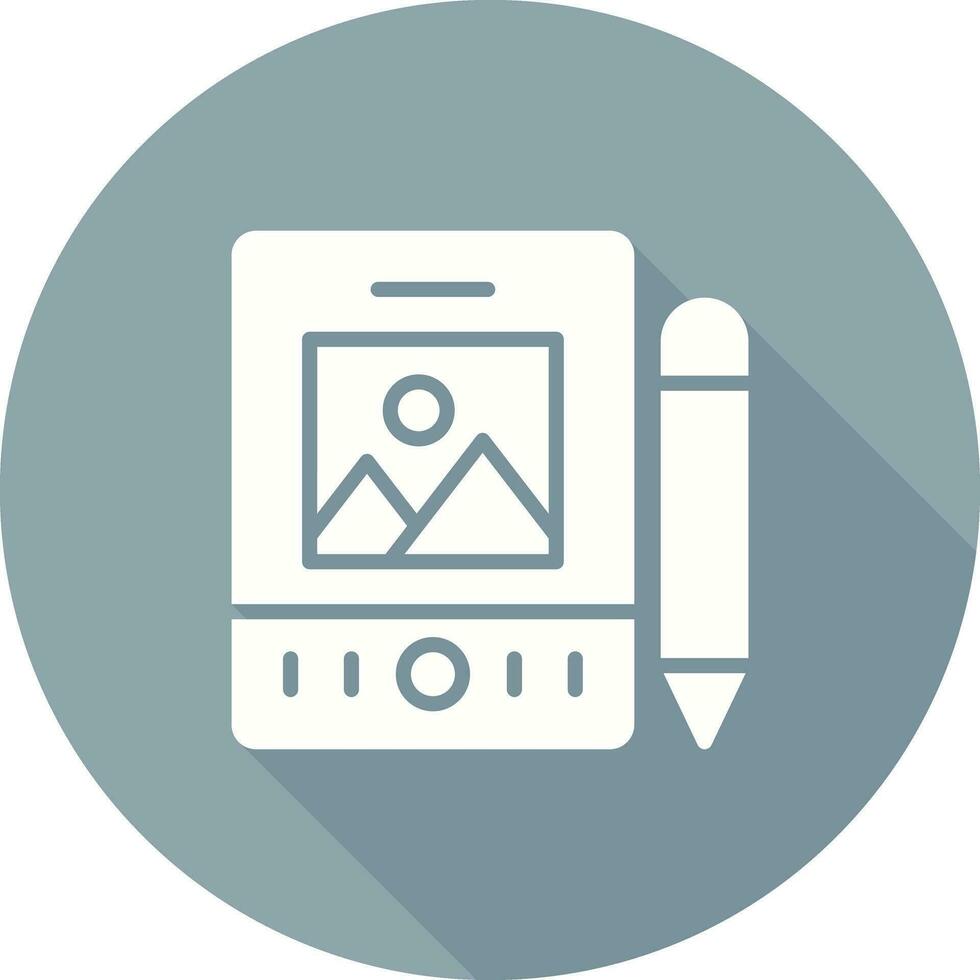 Pen Tablet Vector Icon