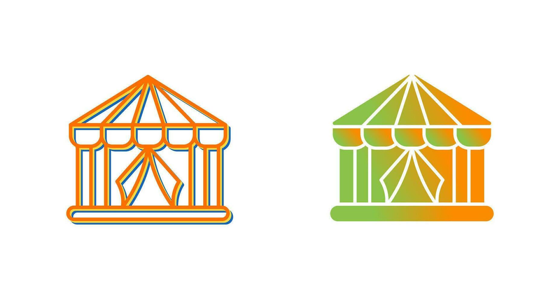 Circus Tent Vector Icon