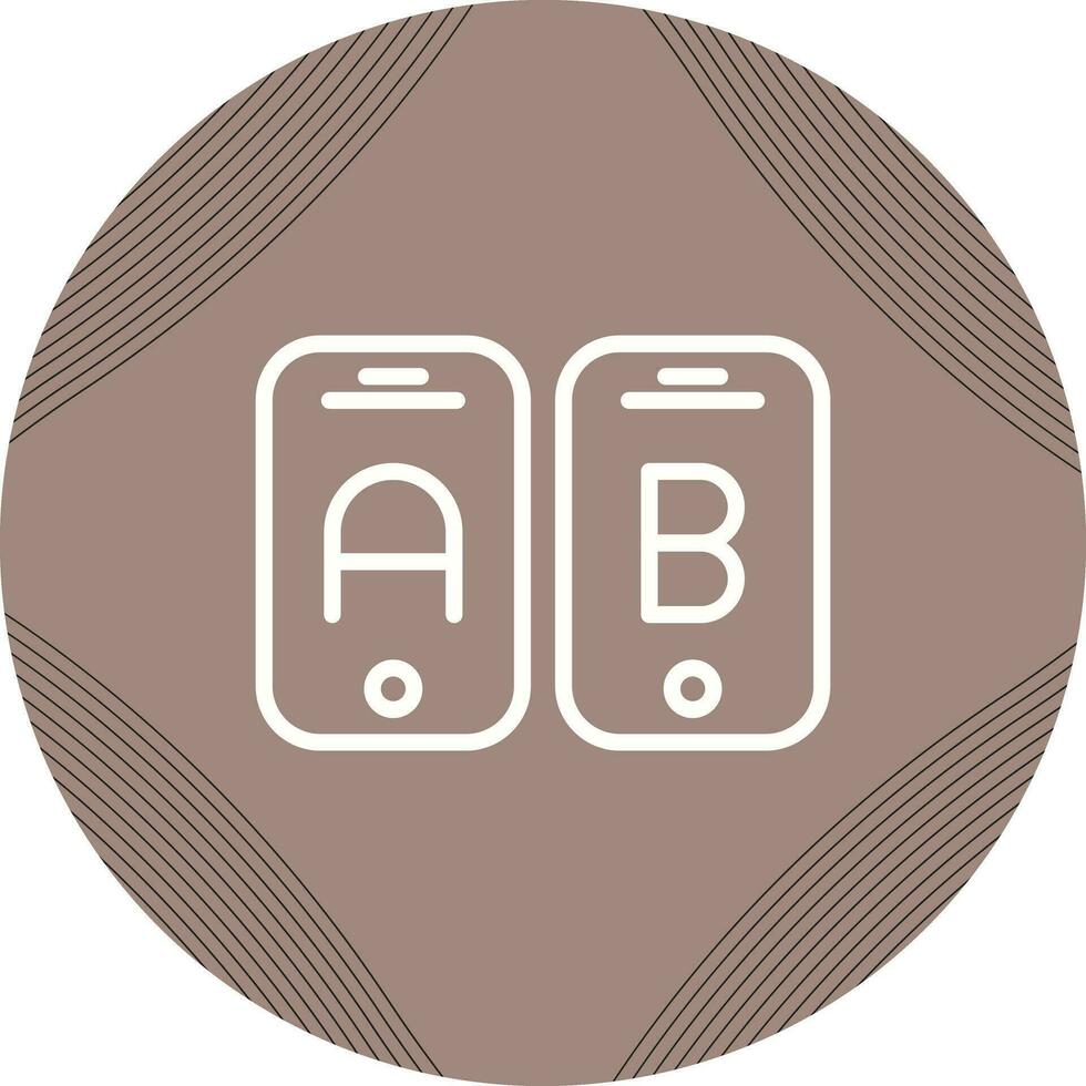 A B Testing Vector Icon