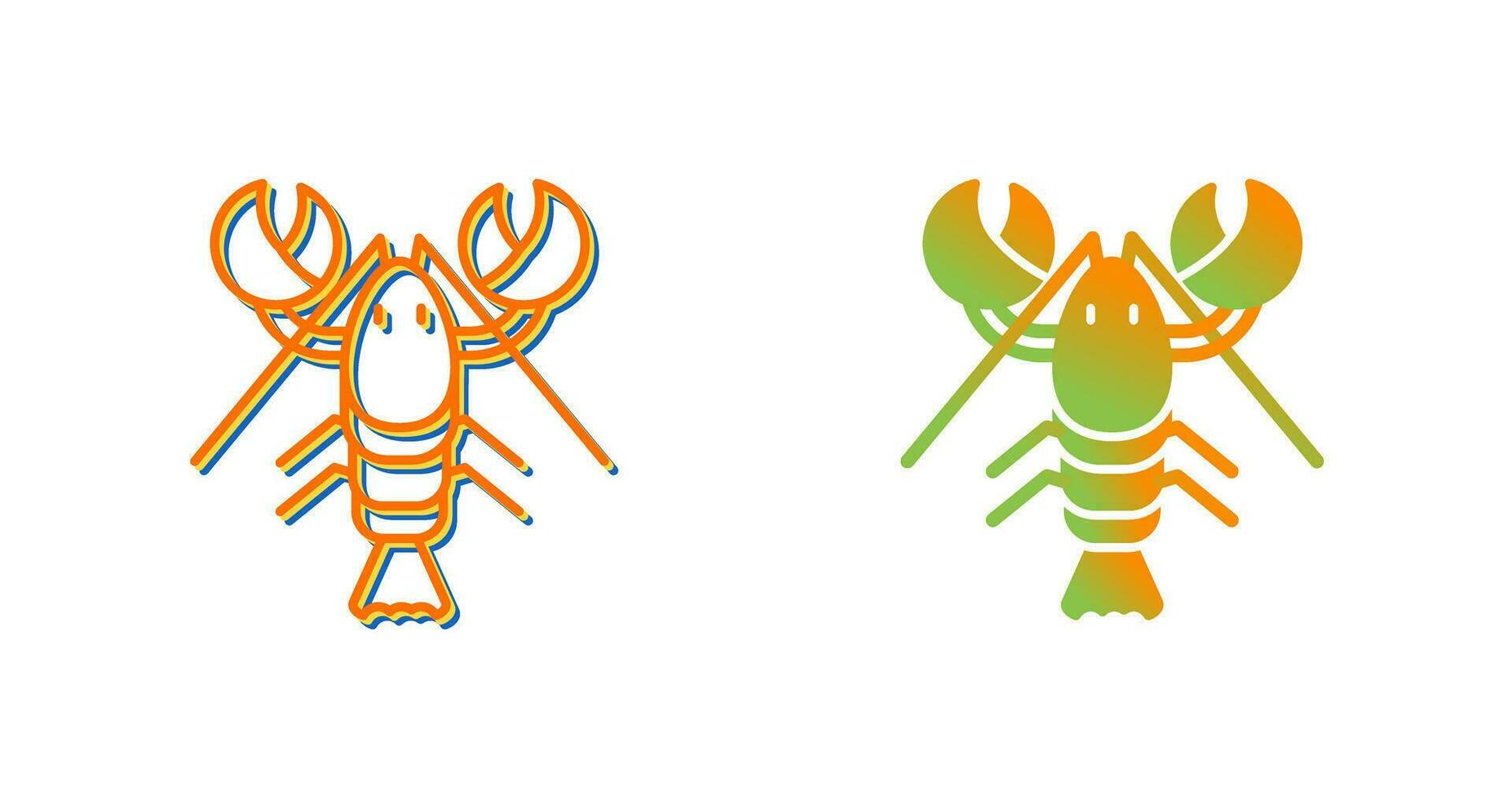 Lobster Vector Icon