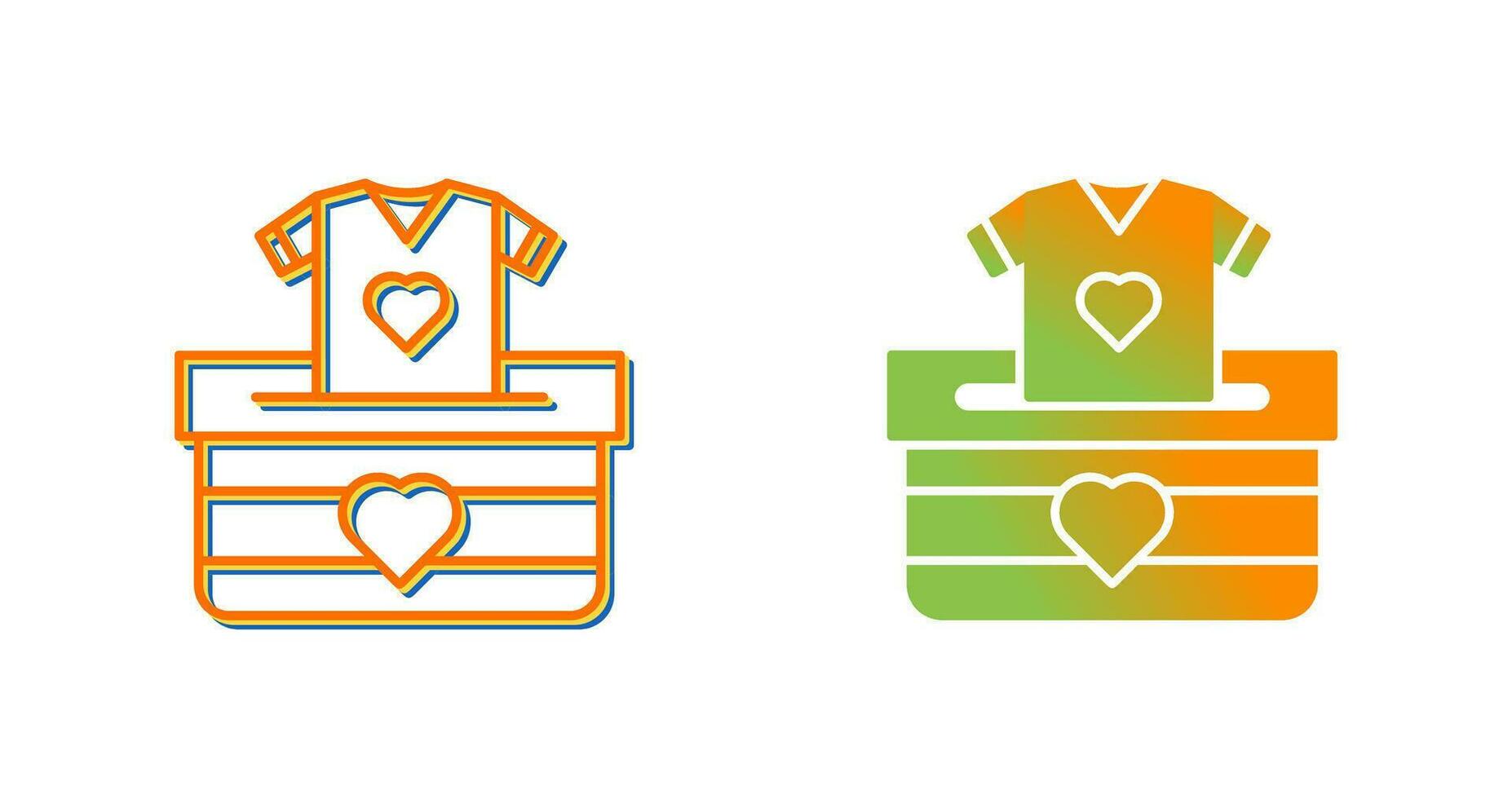 Cloth Donate Vector Icon
