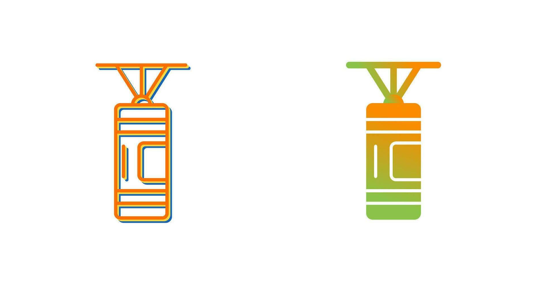Punching Bag Vector Icon