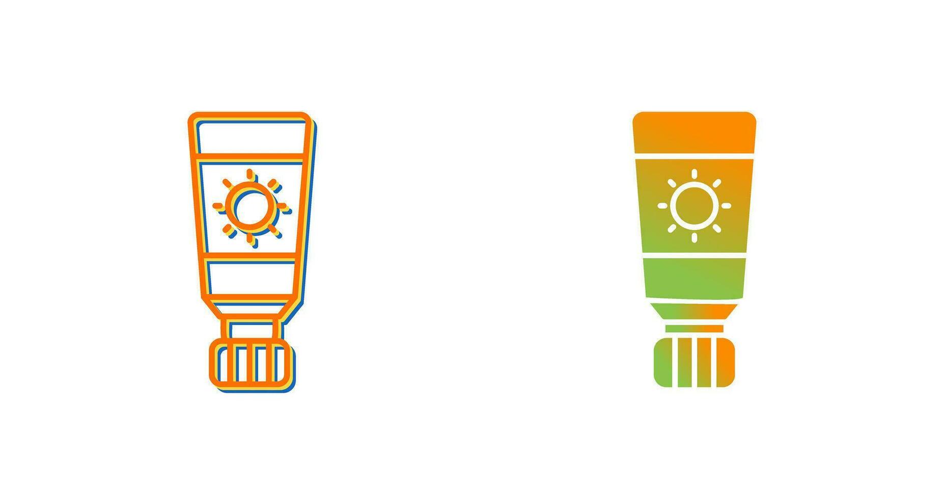 Sunscreen Vector Icon