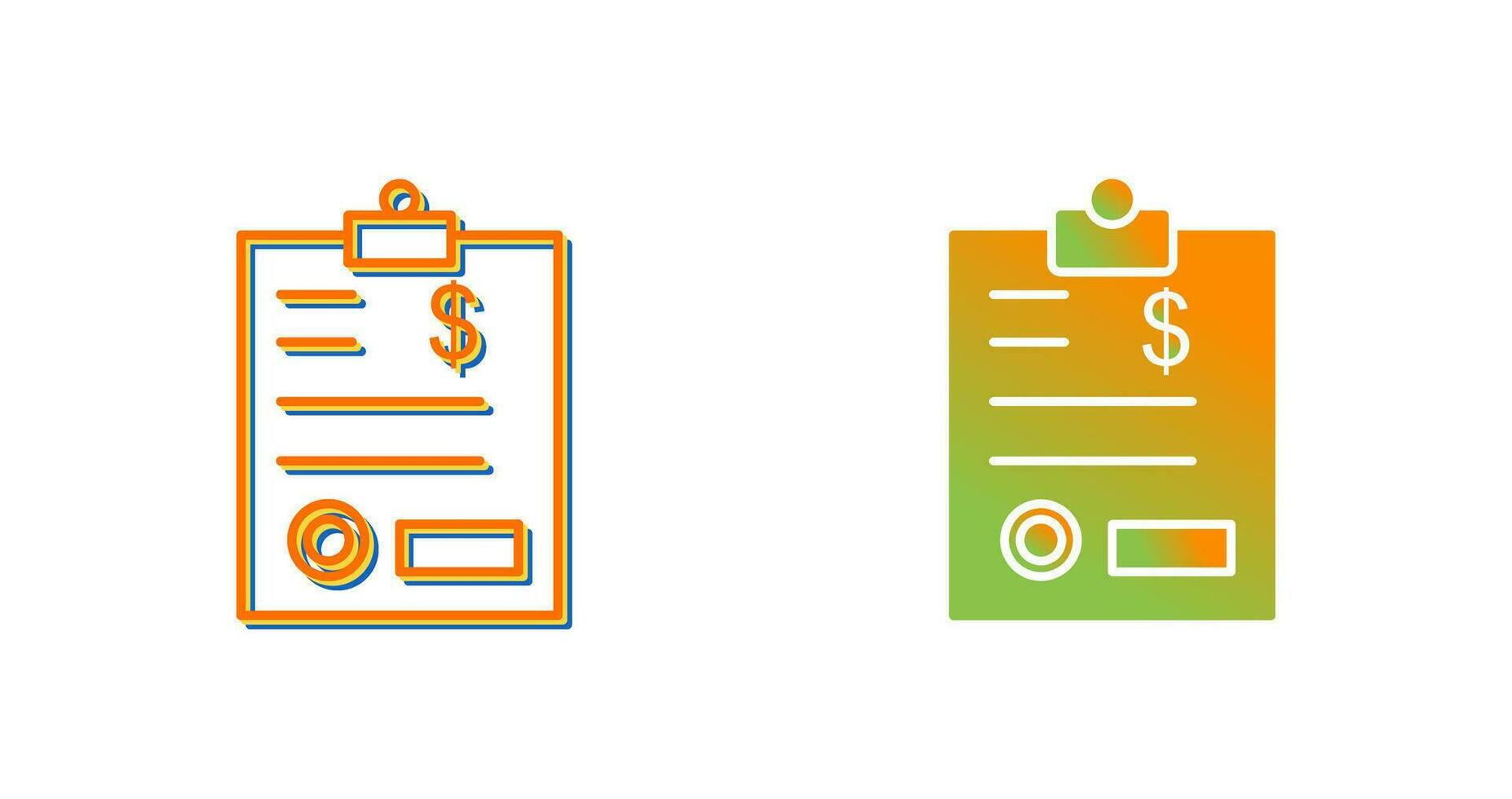 Invoice Vector Icon