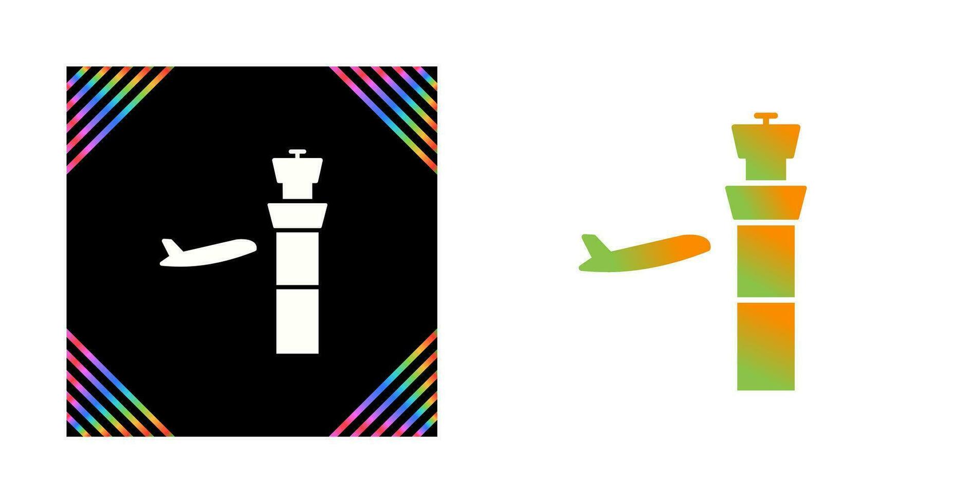 Air Control Tower Vector Icon