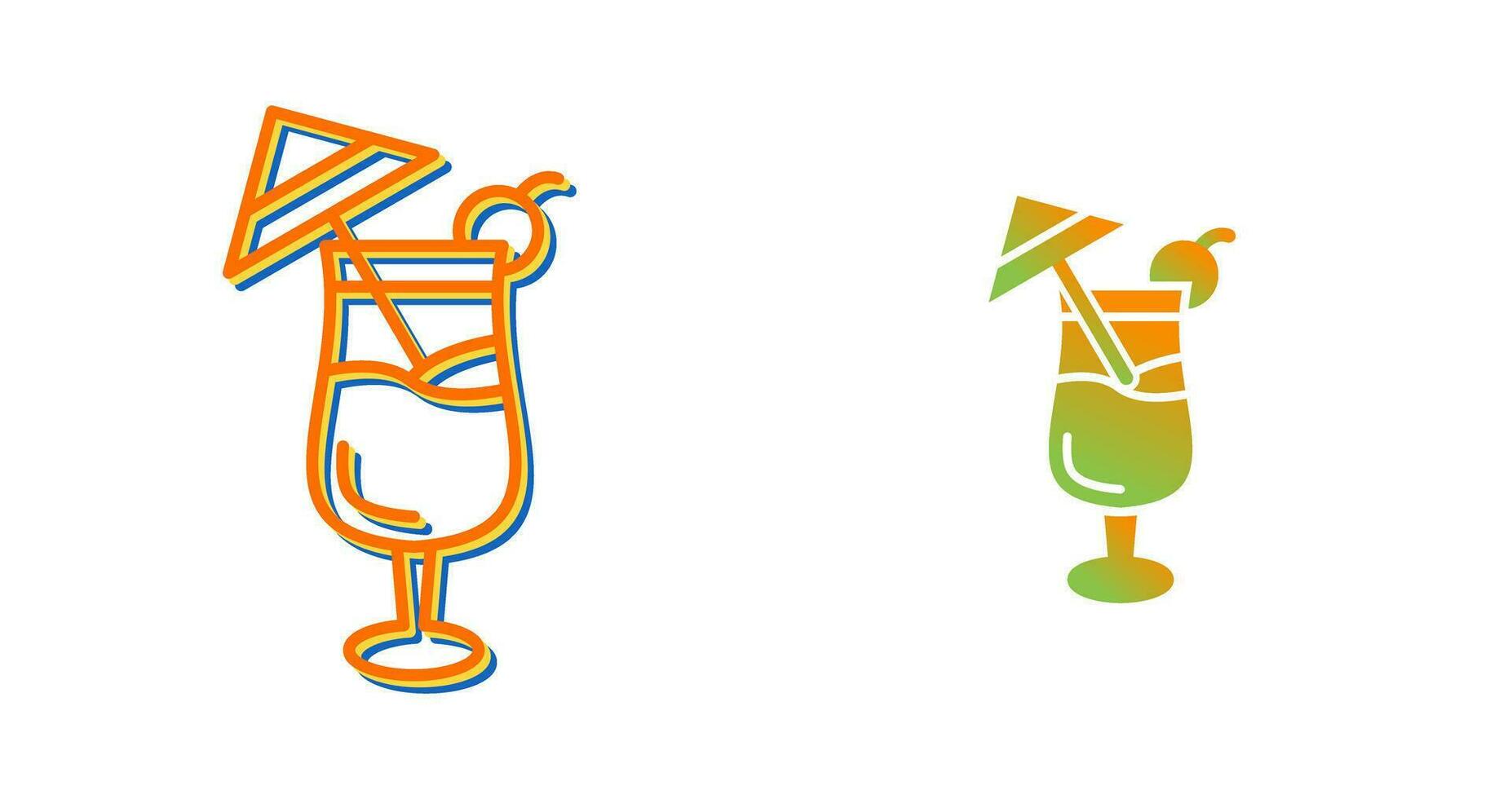 Cocktail Vector Icon
