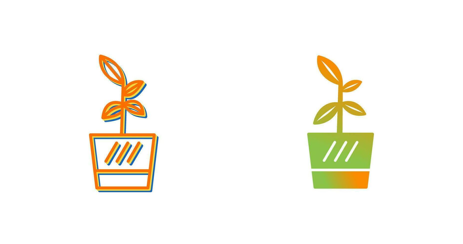 Flower Pot Vector Icon