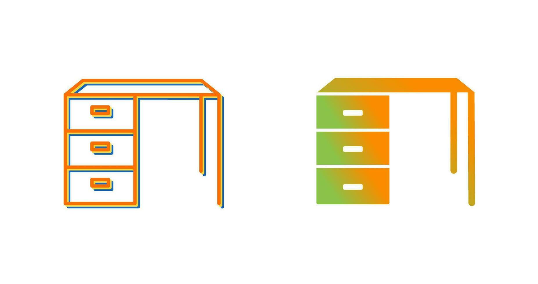 Working Table Vector Icon