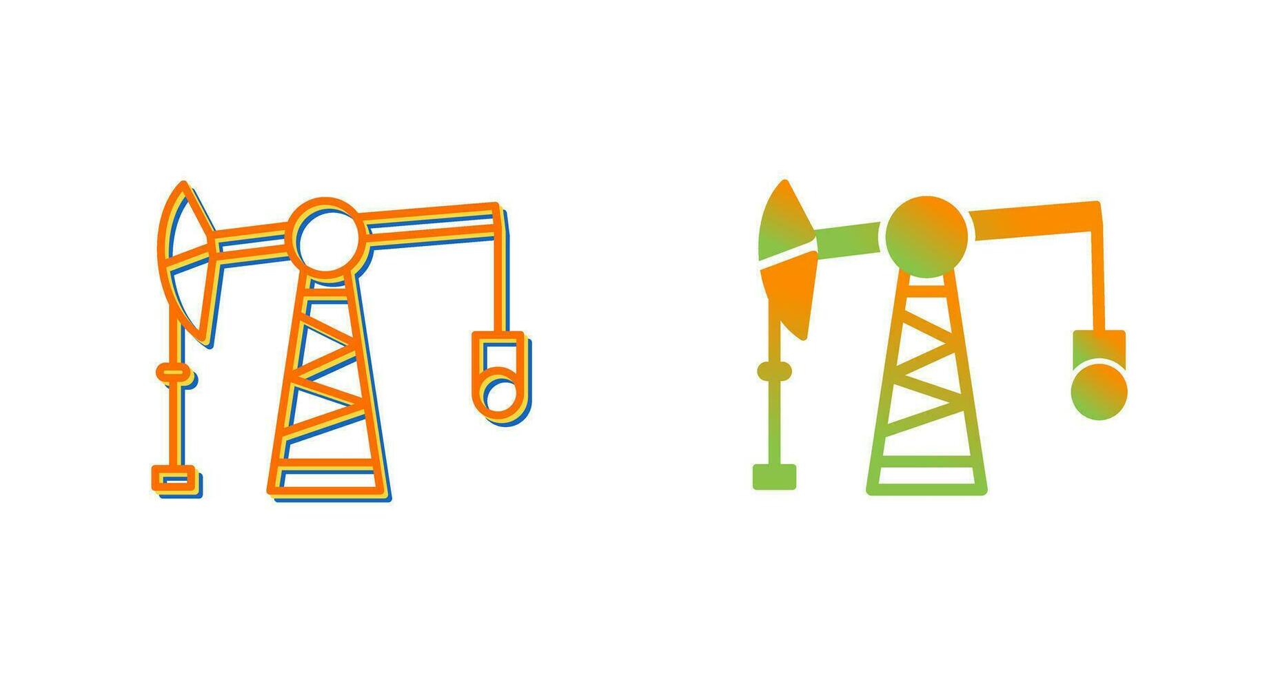Pumpjack Vector Icon