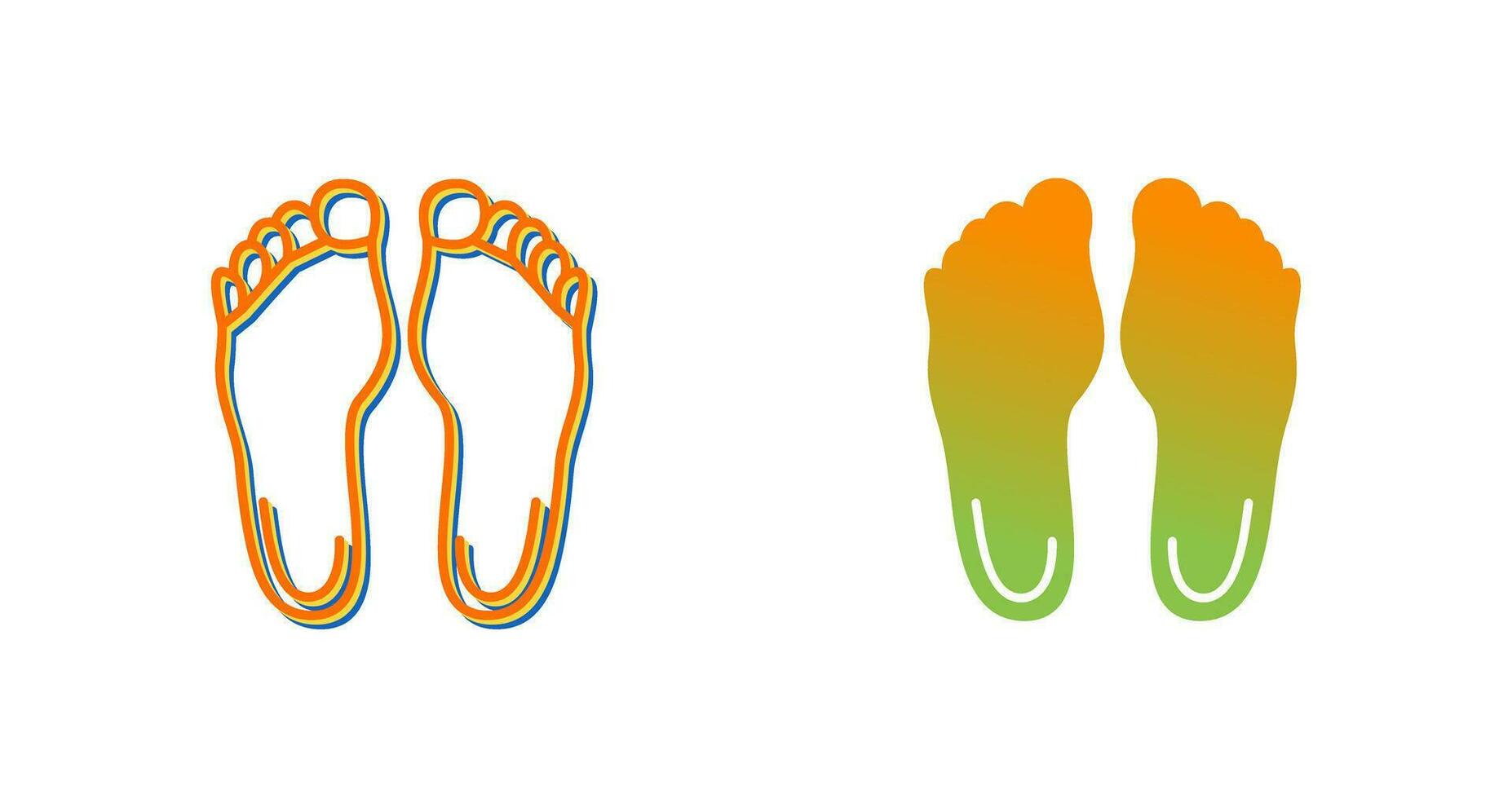Feet Vector Icon