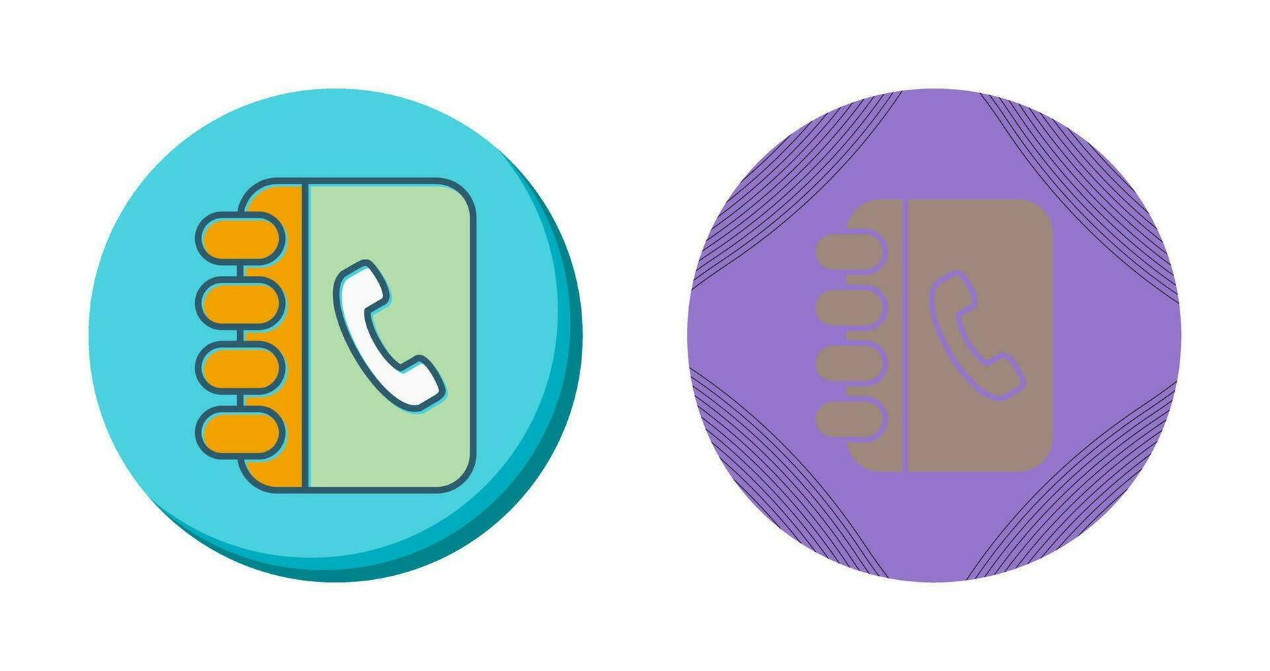 Contact Book Vector Icon