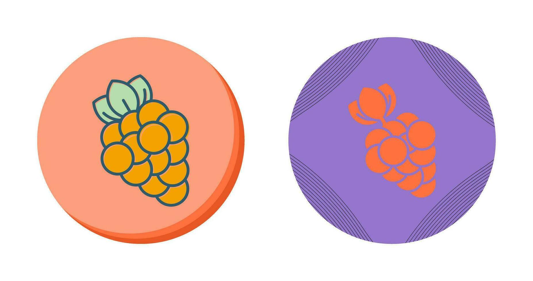 Grapes Vector Icon