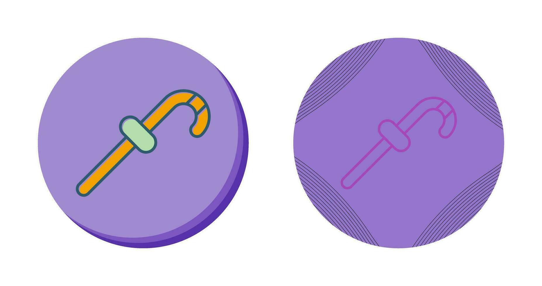 Walking Stick Vector Icon