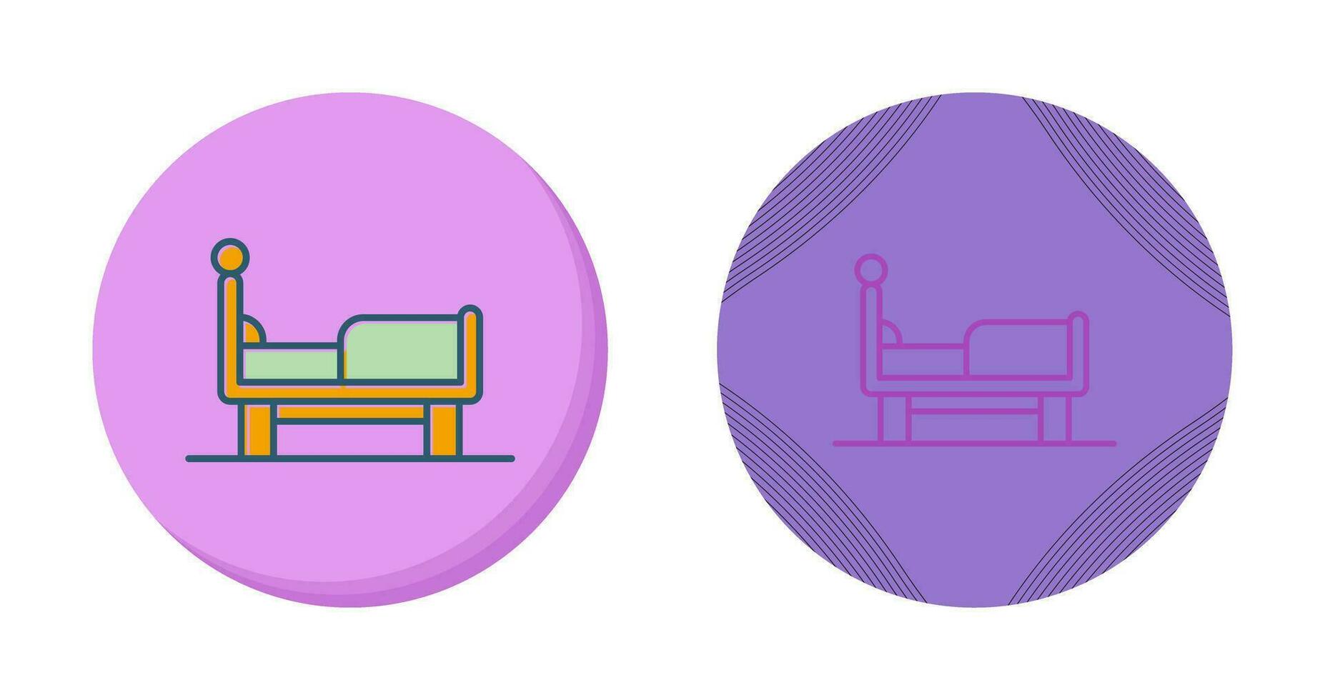 icono de vector de cama
