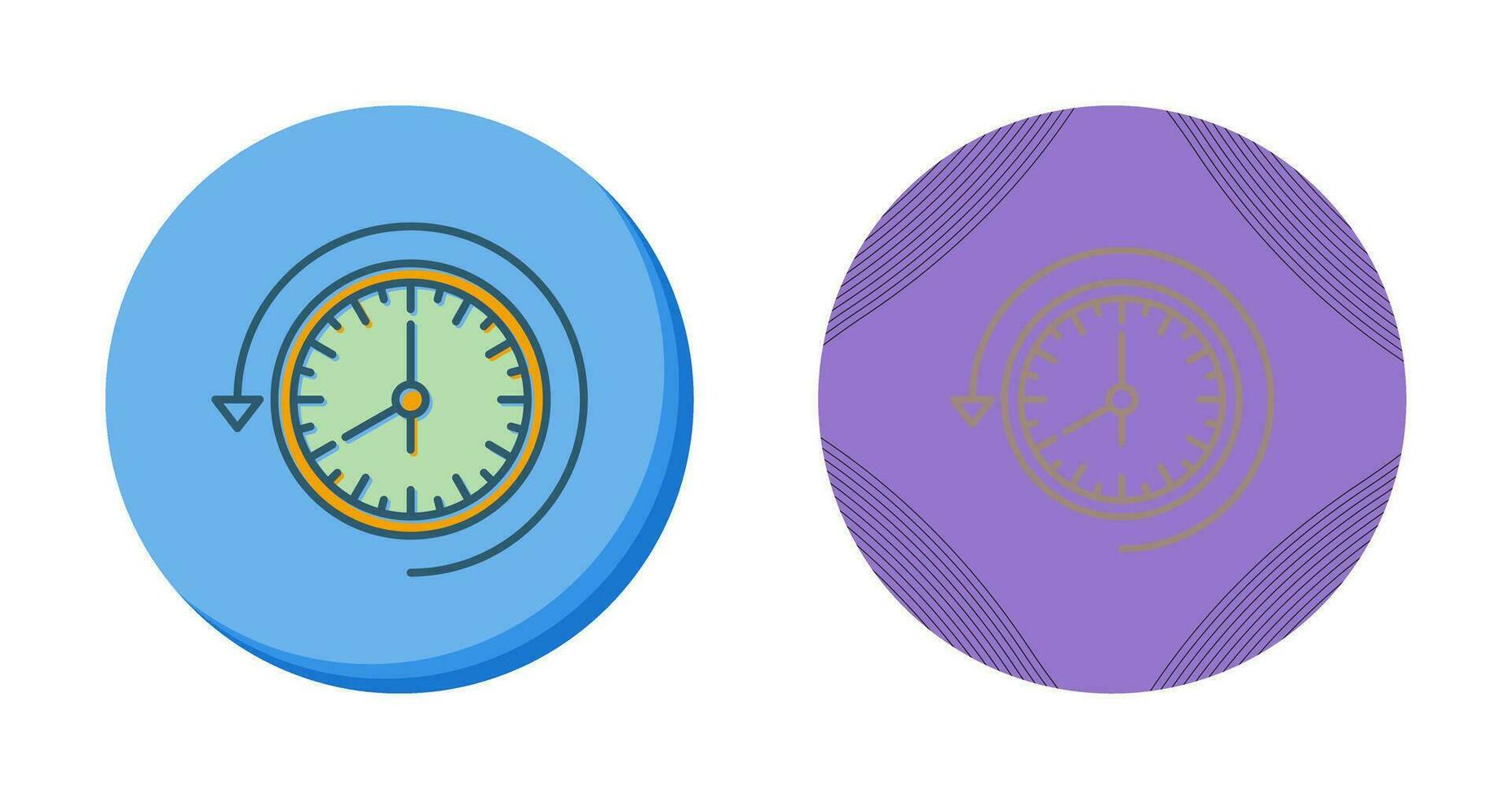 Past Time Vector Icon
