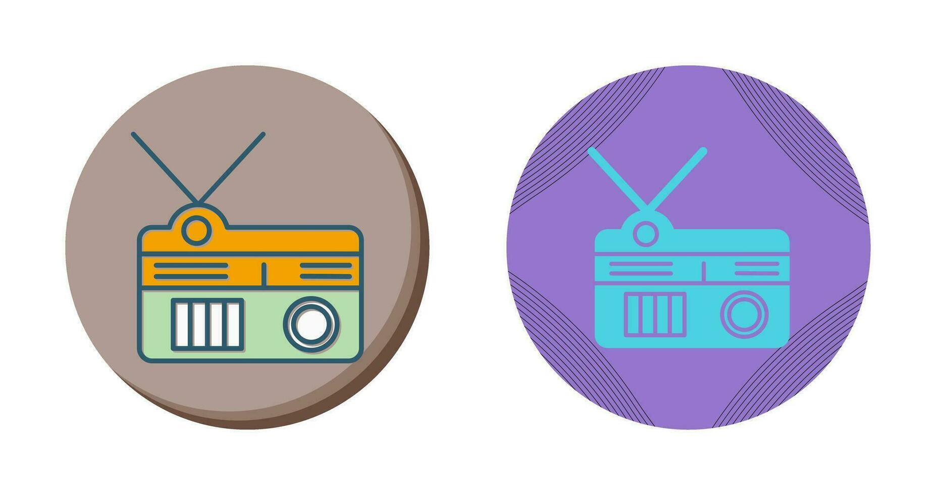 icono de vector de radio