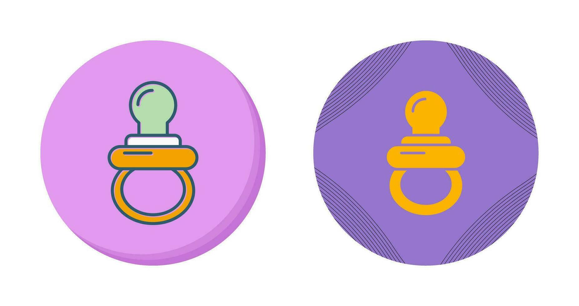 Pacifier Vector Icon