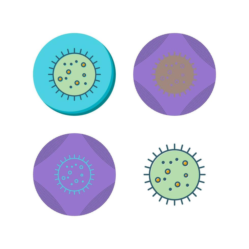 Bacteria in Slide Vector Icon