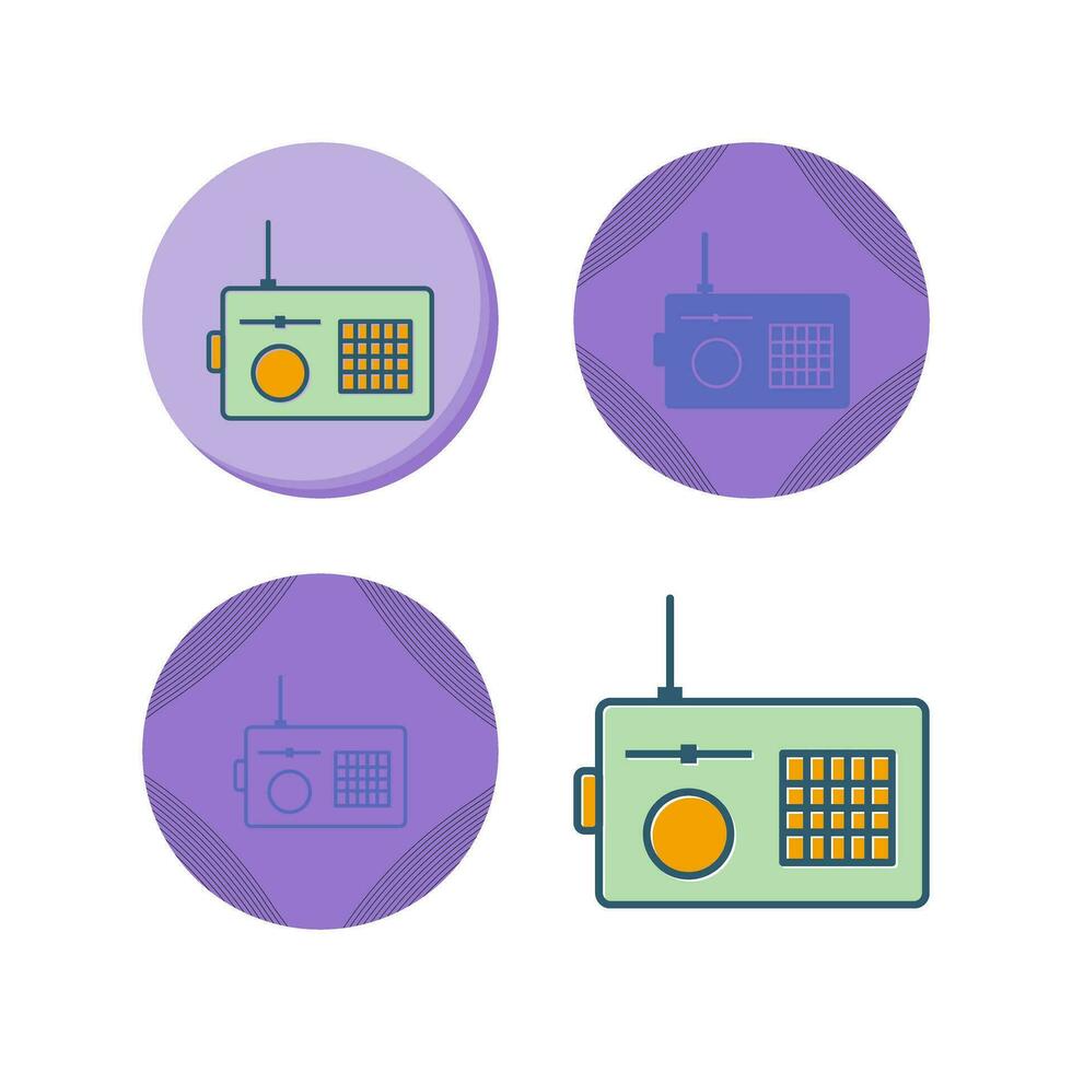 Radio Vector Icon