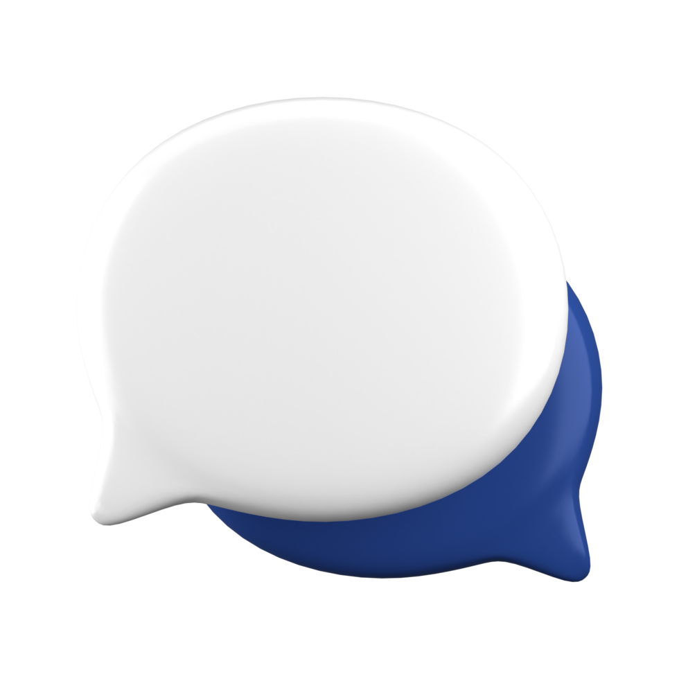 3d rendering of speech bubble icons, 3D Chat icon set. Set of 3d speak bubble. Chatting box, message box. Chat icon set. Balloon 3d style. png