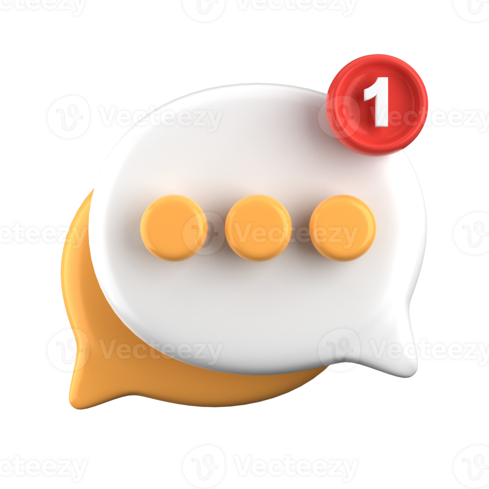 3d rendering of speech bubble icons, 3D Chat icon set. Set of 3d speak bubble. Chatting box, message box. Chat icon set. Balloon 3d style. png