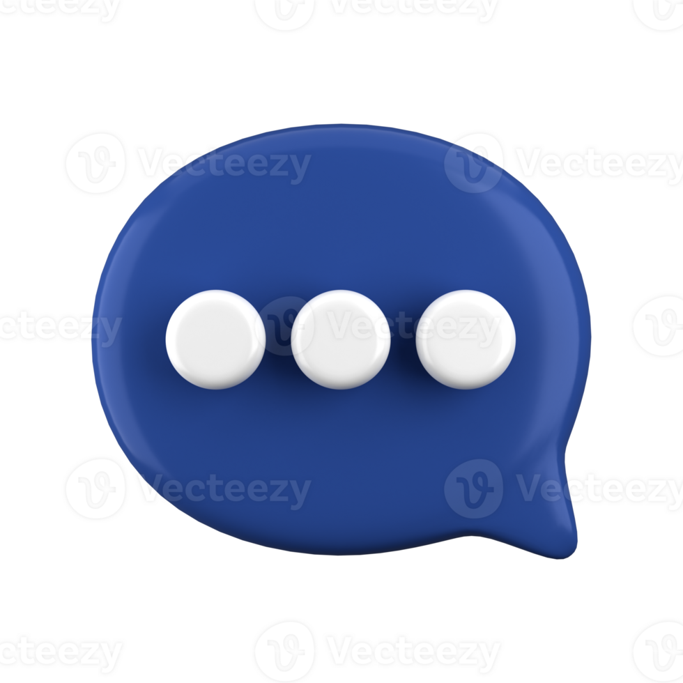 3d rendering of speech bubble icons, 3D Chat icon set. Set of 3d speak bubble. Chatting box, message box. Chat icon set. Balloon 3d style. png