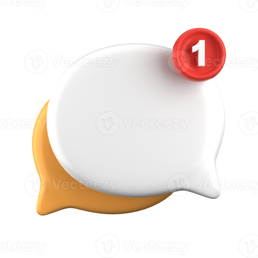 3d rendering of speech bubble icons, 3D Chat icon set. Set of 3d speak bubble. Chatting box, message box. Chat icon set. Balloon 3d style. png