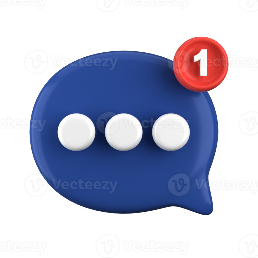 3d rendering of speech bubble icons, 3D Chat icon set. Set of 3d speak bubble. Chatting box, message box. Chat icon set. Balloon 3d style. png