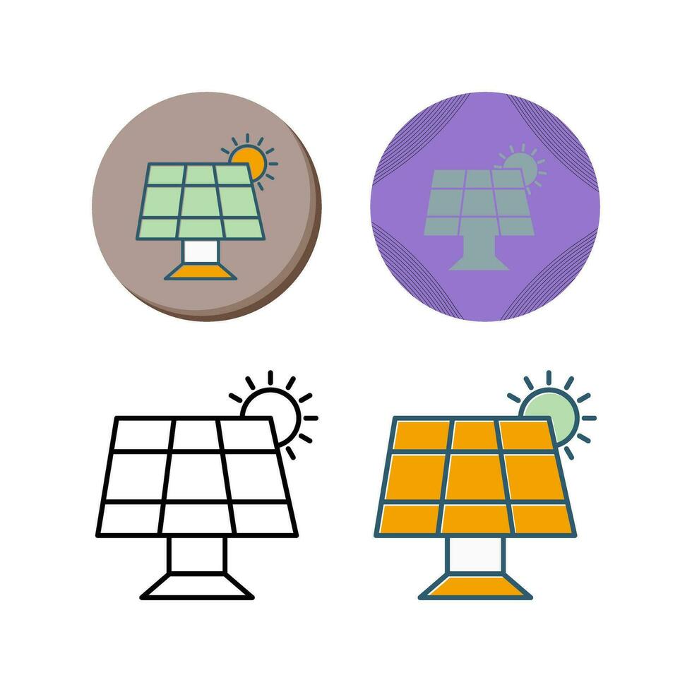 Solar Panel Vector Icon