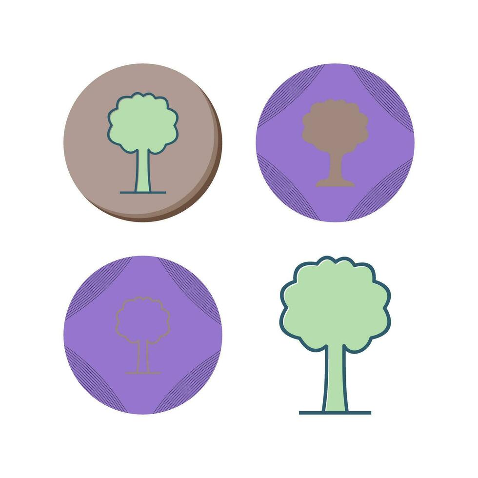 icono de vector de árbol