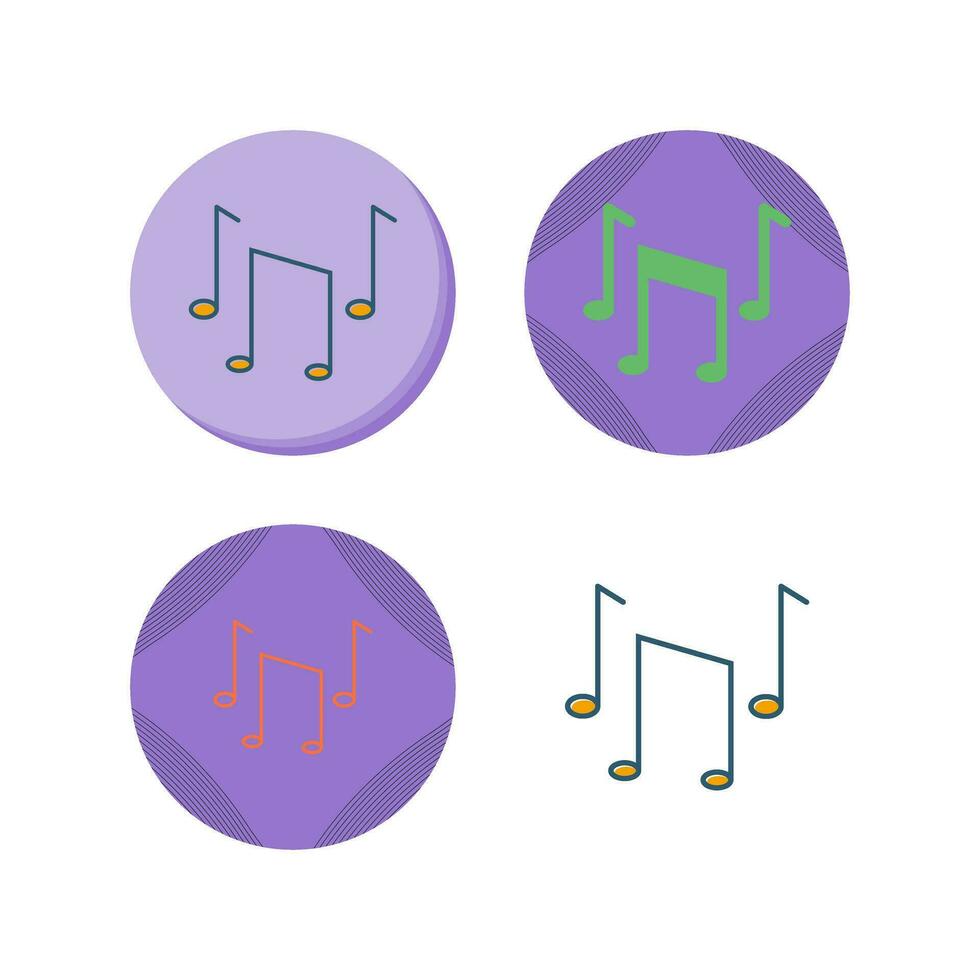 Musical Notes Vector Icon