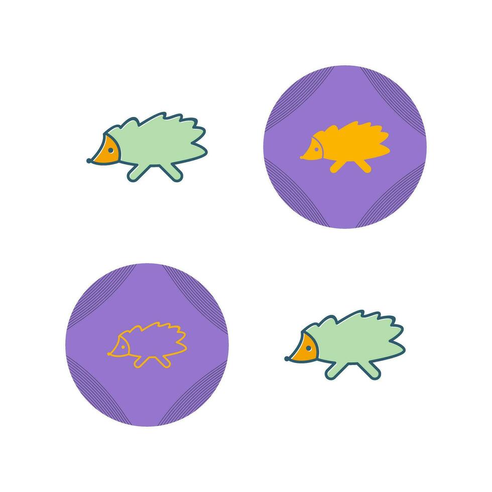 Hedgehog Vector Icon