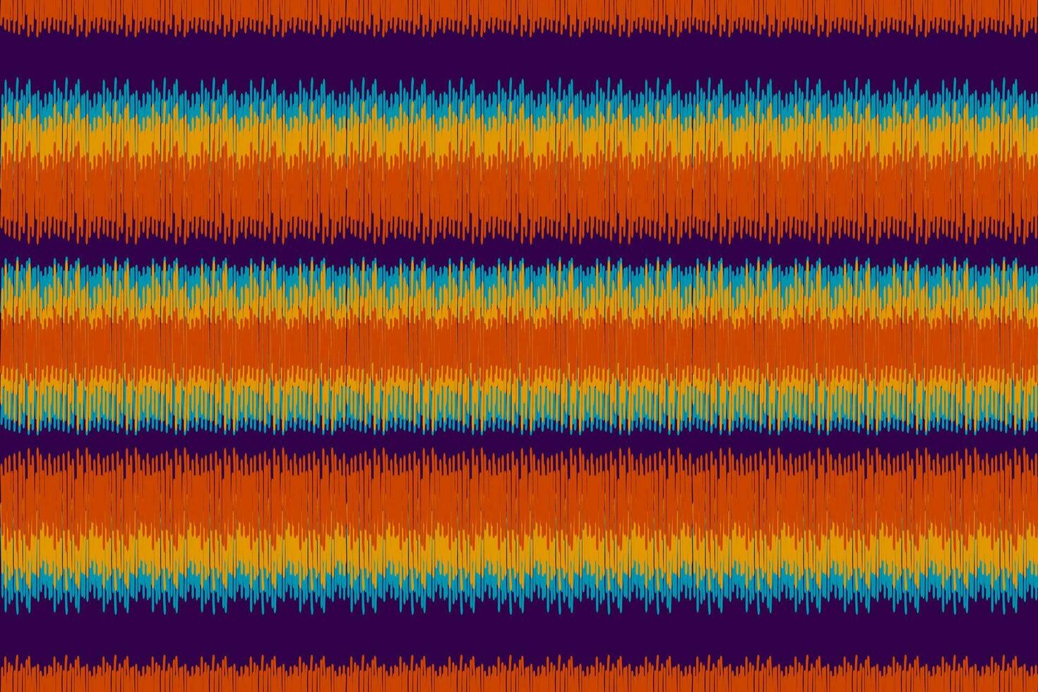 Carpet ethnic pattern art. Ikat ethnic seamless pattern in tribal. vector