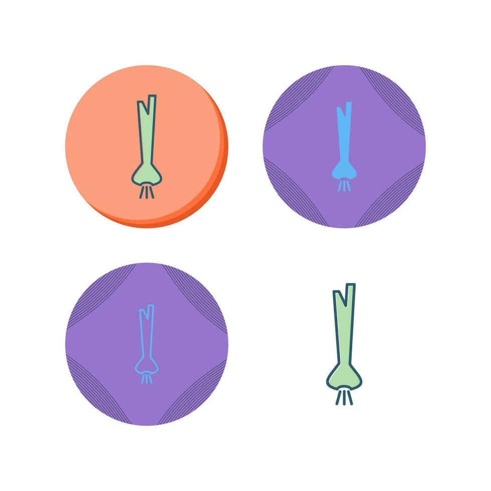 Spring Onion Vector Icon