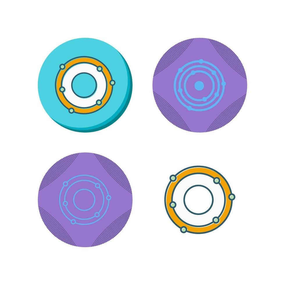 Atomic Structure Vector Icon