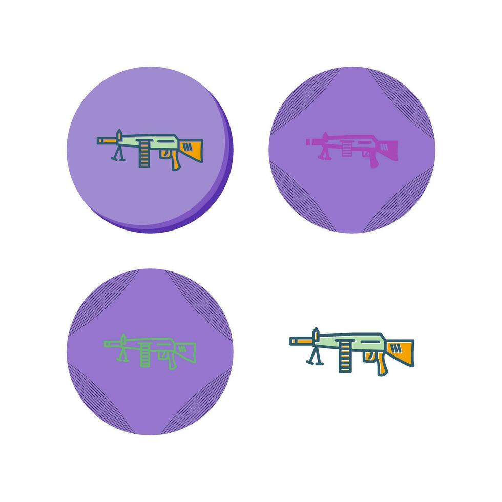 Machine Gun Vector Icon