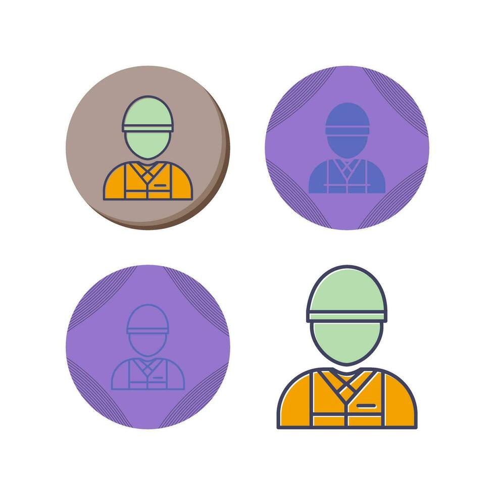 Industry Worker Vector Icon