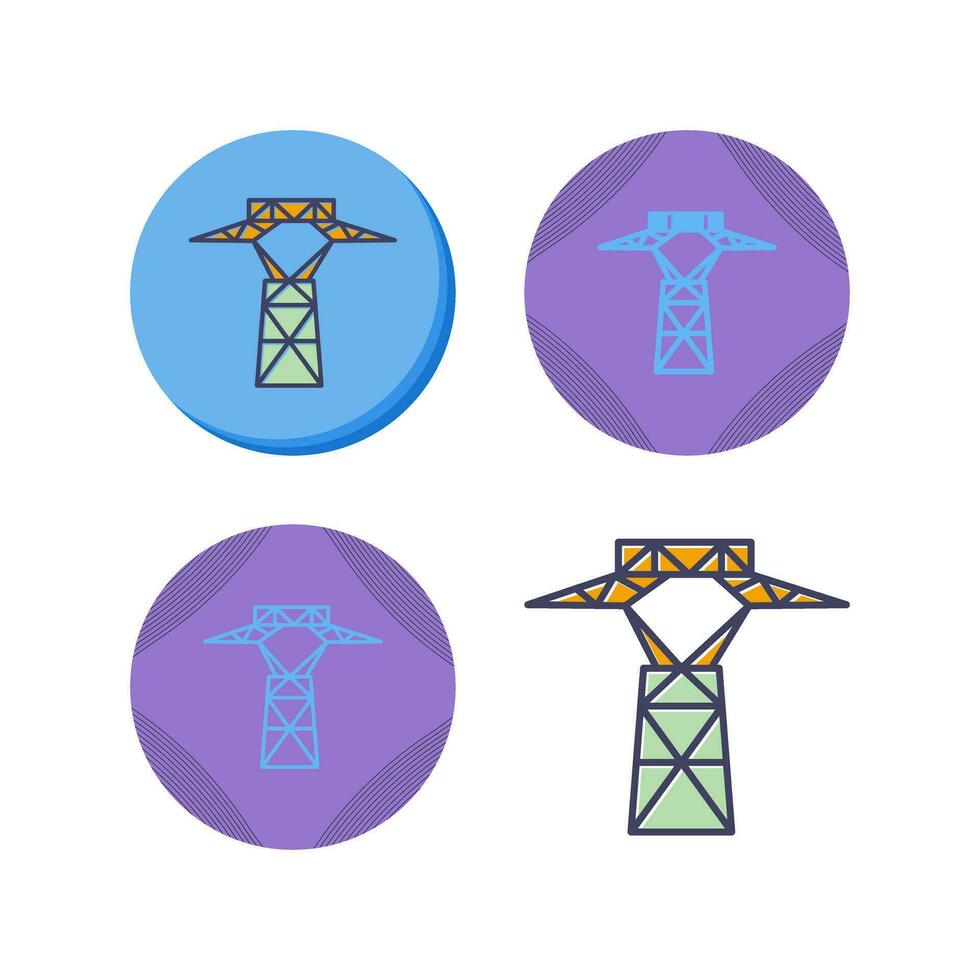 Power Line Vector Icon