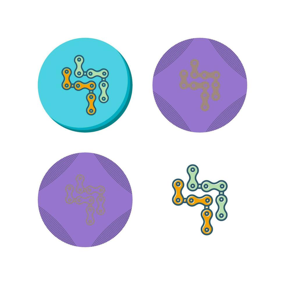 Cycle Chain Vector Icon