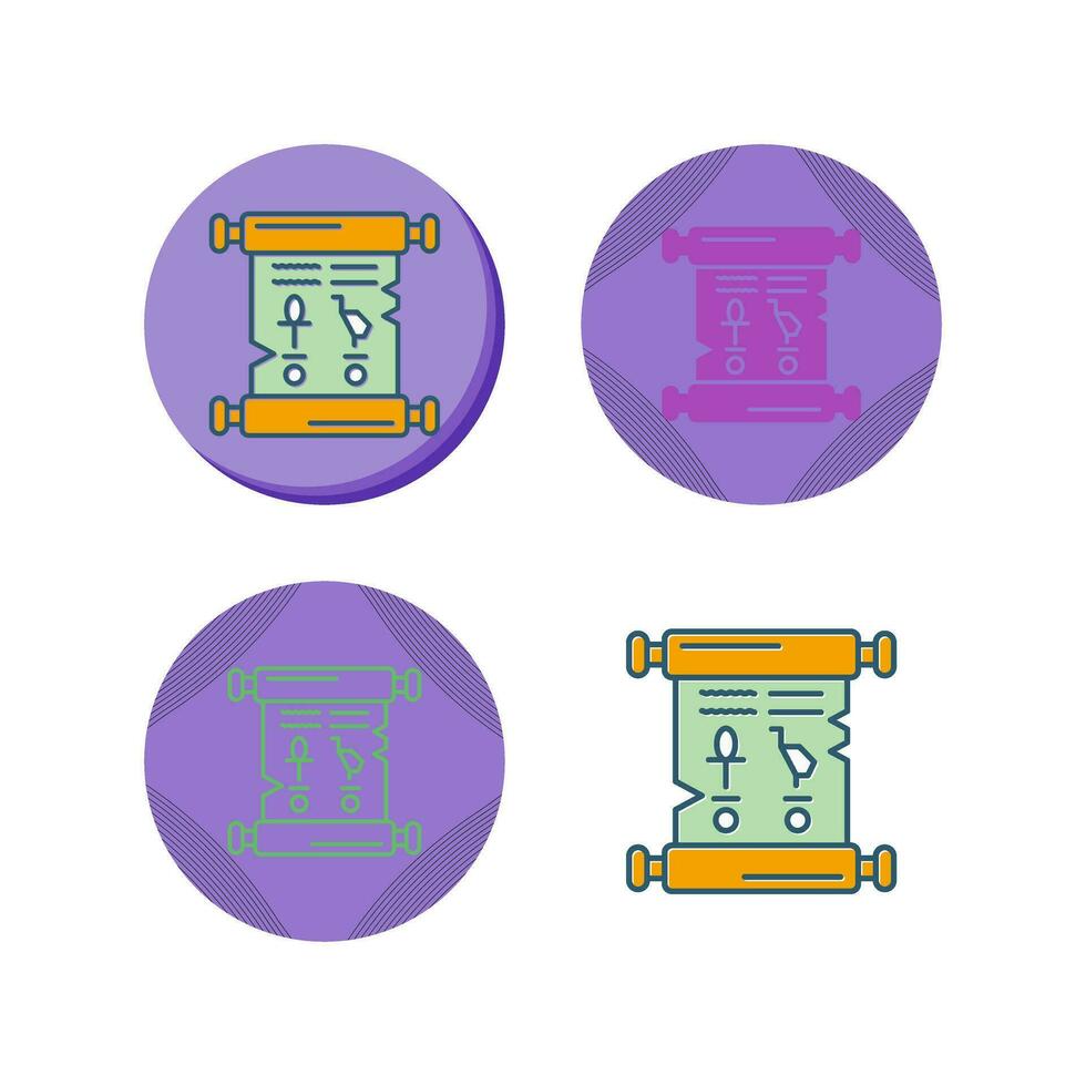 Papyrus Vector Icon