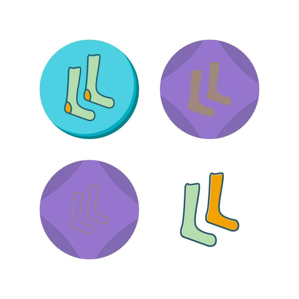 Pair of Socks Vector Icon