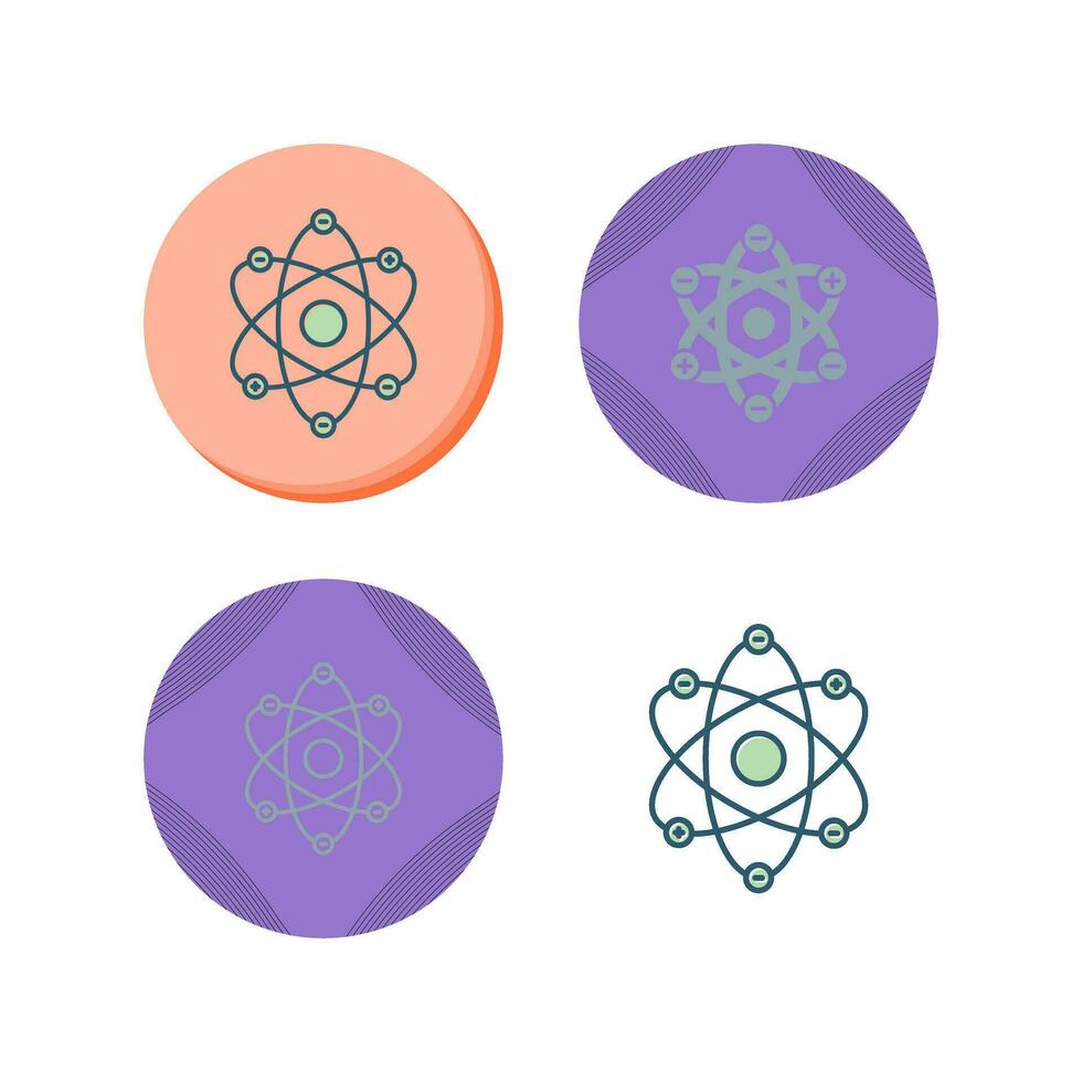 Atom Structure Vector Icon