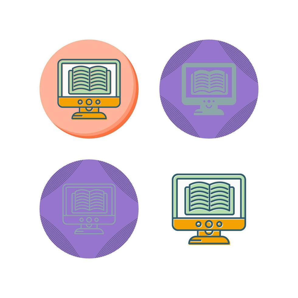 Ebook Lcd Vector Icon
